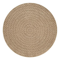 OUTDOORTEPPICH 160/160 cm Waregem 630 - Beige, Kunststoff (160/160cm) - Paco Home