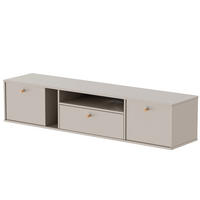 TV-LOWBOARD FLOW 180 cm, Beige - Beige, Holzwerkstoff/Metall (180/48.5/40.5cm) - Idohome