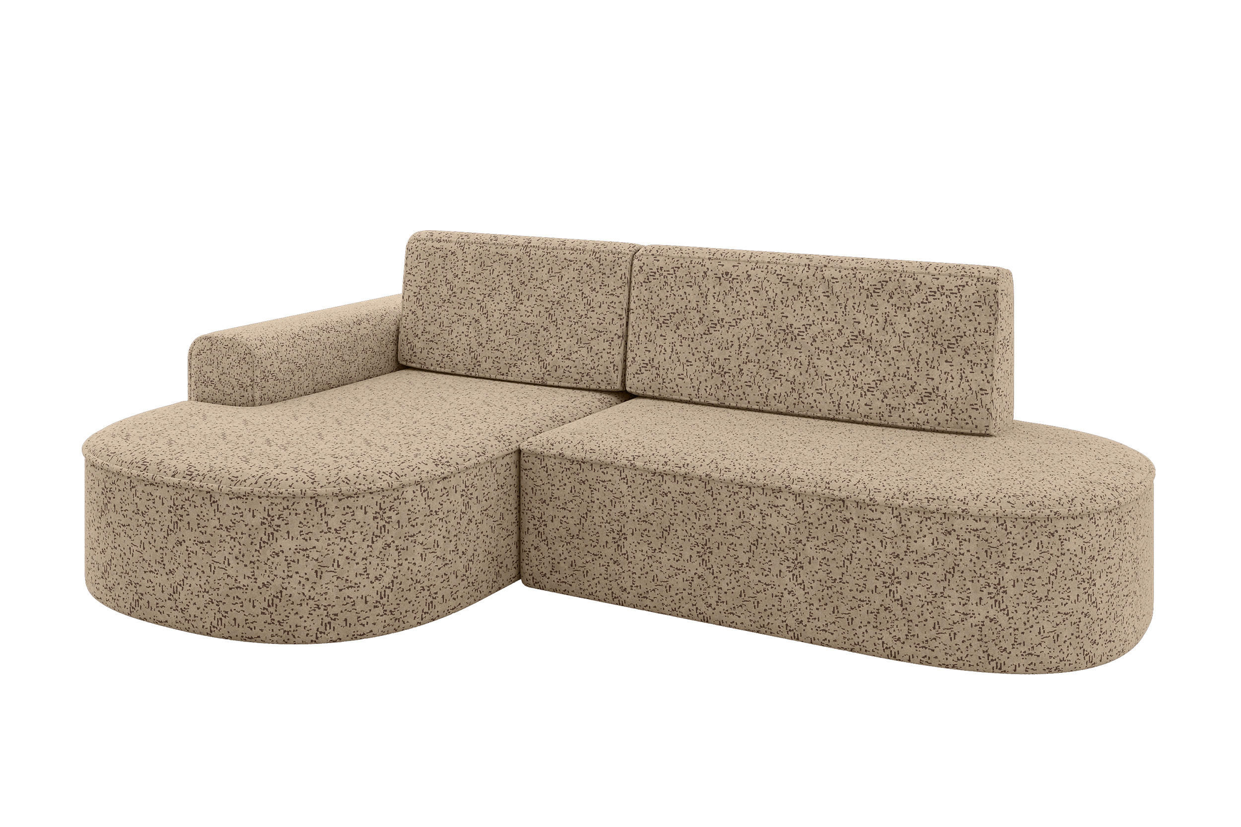 Altdecor Ecksofa Braun 283x167 cm