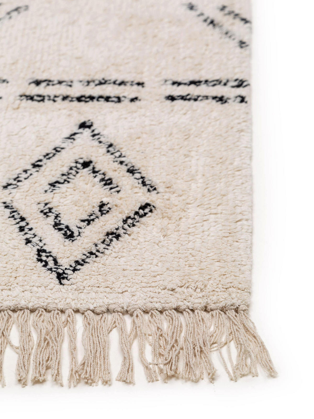 BAUMWOLLTEPPICH waschbar Naomi Cream 160x230 cm - Creme, Textil (160/230cm) - benuta Nest