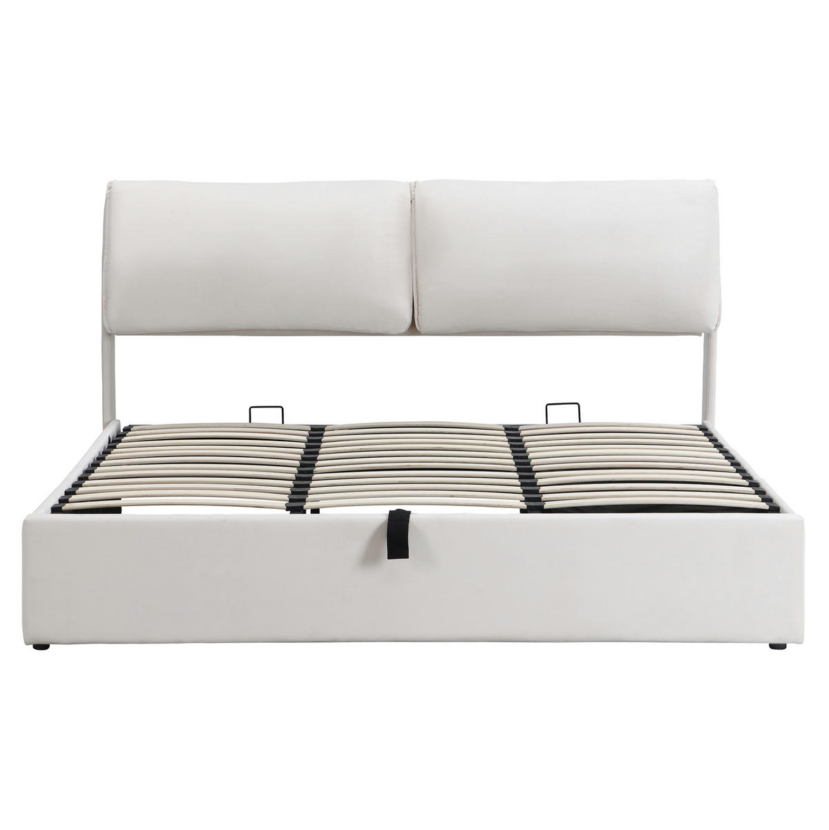 POLSTERBETT 180x200 cm in Beige mit hydraulischem Bettkasten und 3 Schubladen - Beige, Textil (180/200cm) - IVMEU