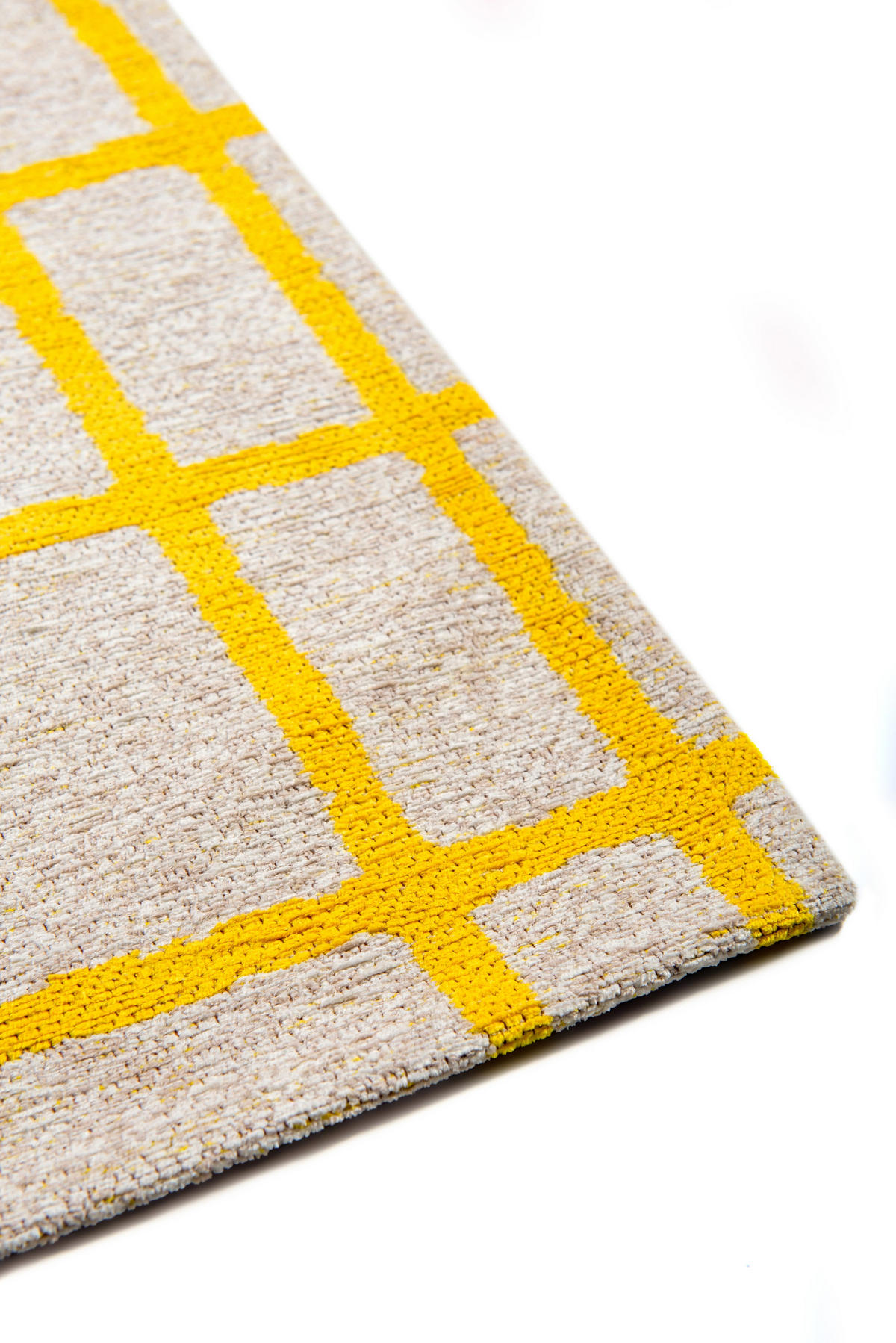 TEPPICH modern Flachgewebe VERO Gelb 240 x 340 cm - Gelb, Textil (240/340cm) - Novatrend