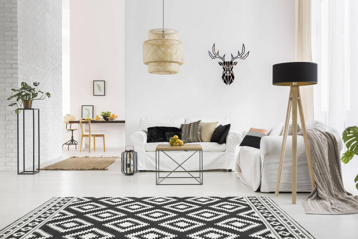 WANDDEKO Braun 80/77 cm - Braun, Metall (2.21/77/3cm) - KUNSTLOFT