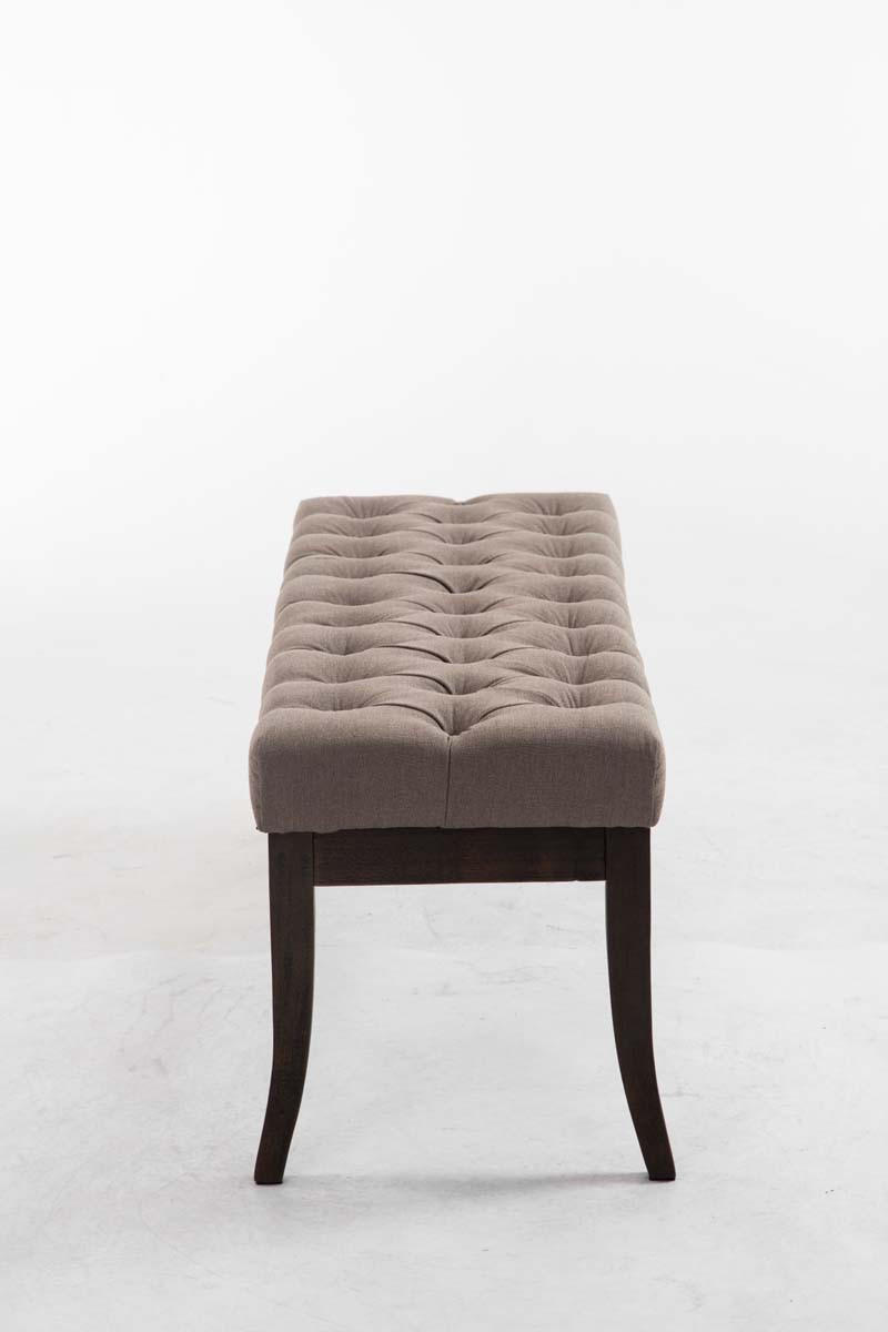 SITZBANK 120/38 cm Stoff Taupe - Taupe, Holz/Textil (120/46/38cm) - CLP