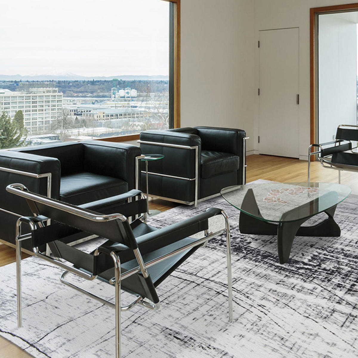 TEPPICH Metro Black&White Mad Men Griff 80/150 cm - Grau, Textil (80/150cm) - Louis De Poortere