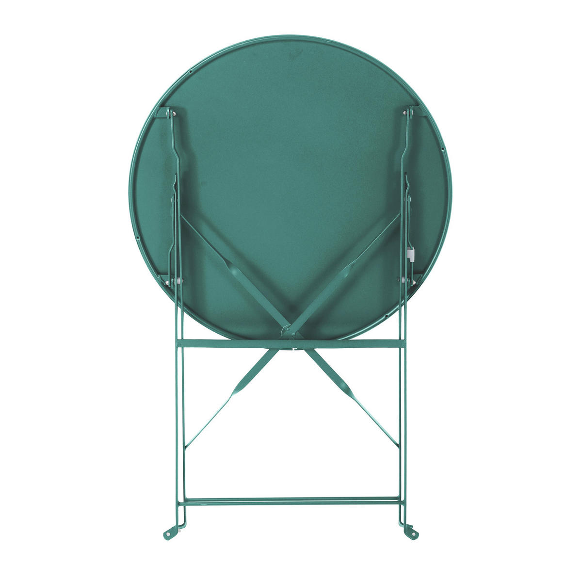 BISTRO-SET BERLIN Metall Dunkelgrün - Dunkelgrün, Metall - SVITA