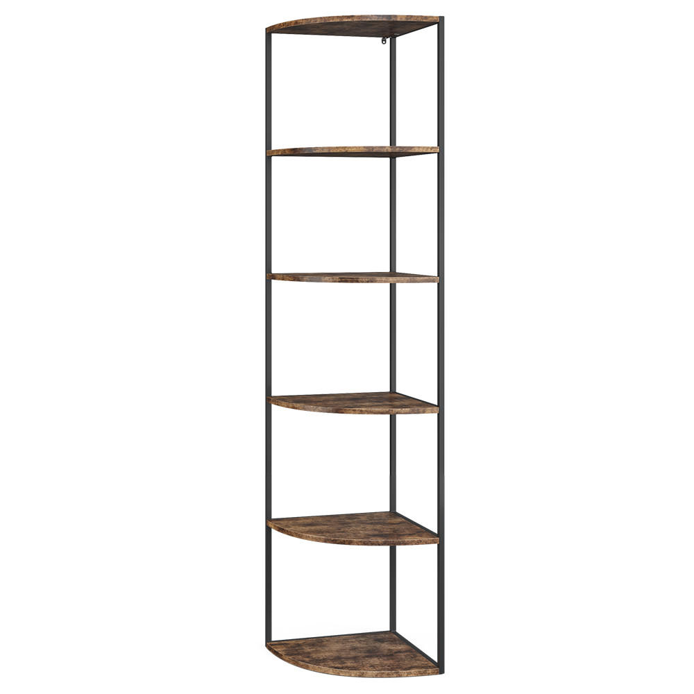 BÜCHERREGAL Fyrk Antikholz 40 x 180 cm - Eichefarben/Schwarz, Holzwerkstoff (40/180/40cm) - Vicco