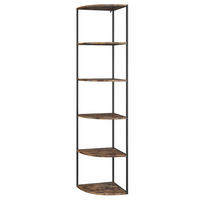 BÜCHERREGAL Fyrk Antikholz 40 x 180 cm - Eichefarben/Schwarz, Holzwerkstoff (40/180/40cm) - Vicco