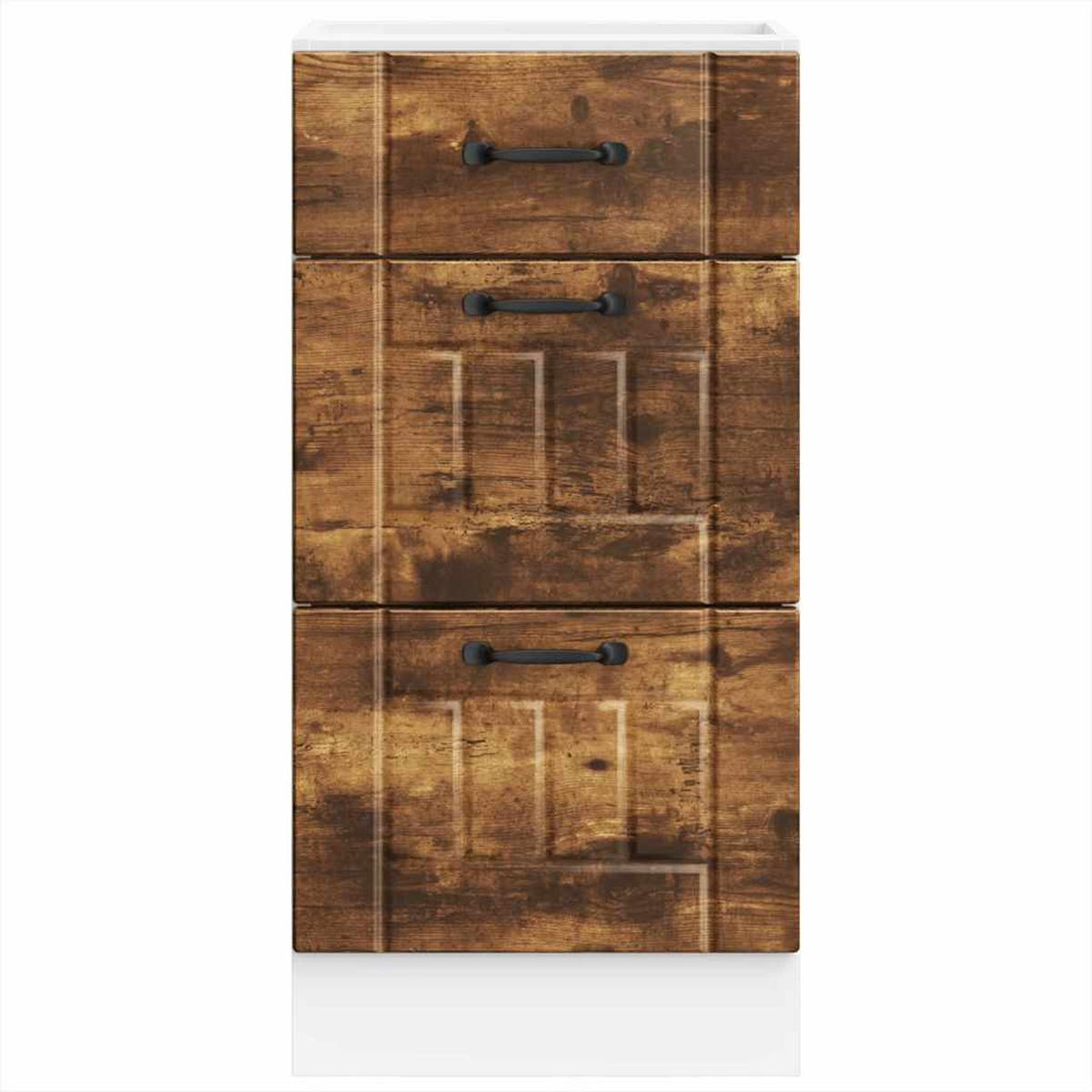 KÜCHENUNTERSCHRANK Maro Räuchereiche 40x46x81,5 cm - Eiche San Remo, Holz (40/81.5/46cm) - DELUKE