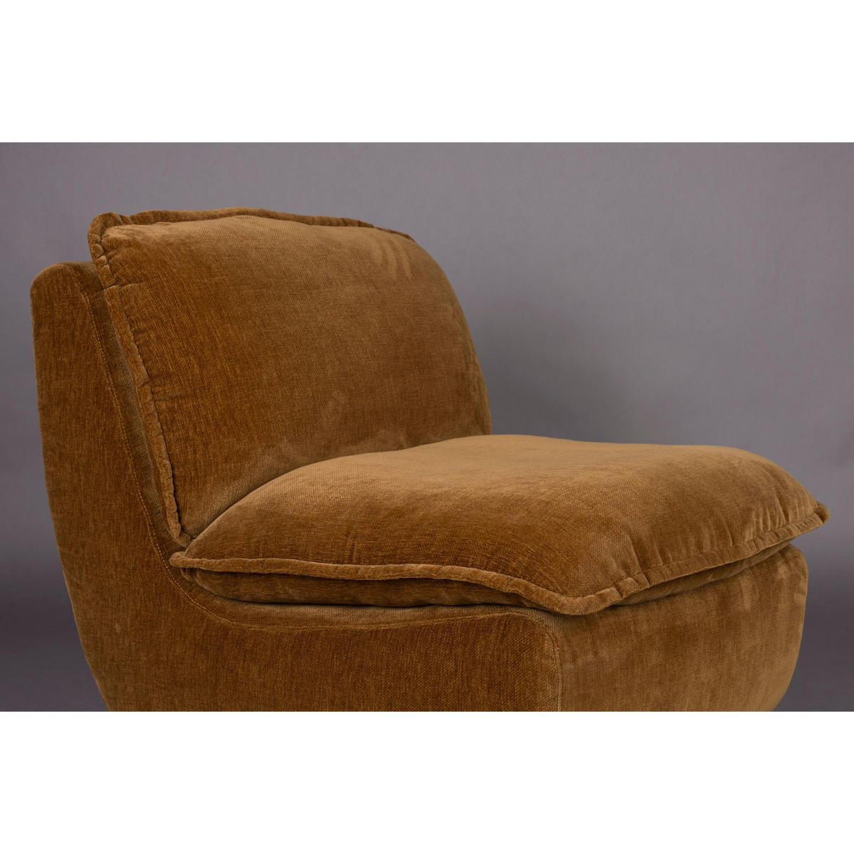 SESSEL Radley Cognac - Braun, Kunststoff (82/83/100cm) - Dutchbone