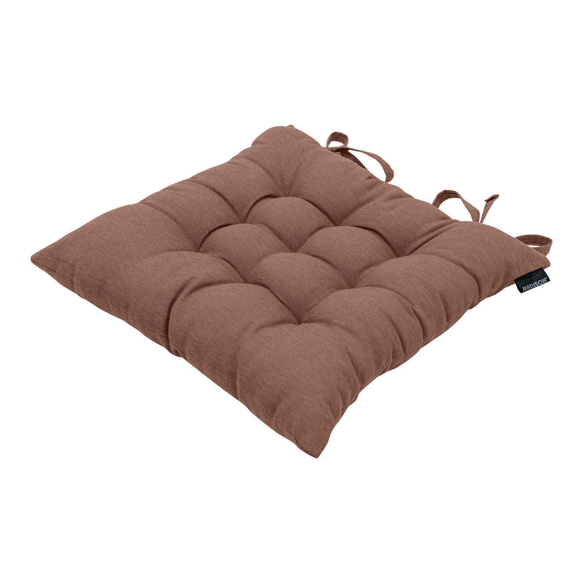 SITZKISSEN Panama - Braun - 46/46/8 cm - 4er-Set - Braun, Textil (46/8/46cm) - Madison