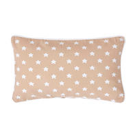 KISSENHÜLLE Sterne 30/50 cm, 100% Baumwolle - Beige, Textil (30/50cm) - Homescapes