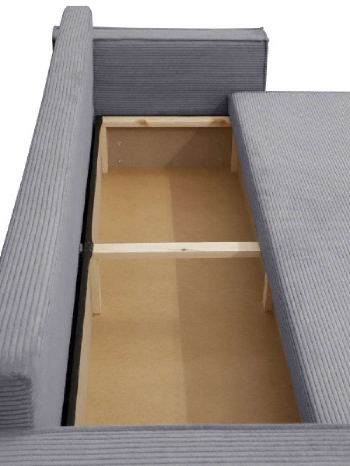 SOFA Grau EKO Ausziehbar - Grau, Textil (234/87/88cm) - Sepro Meble