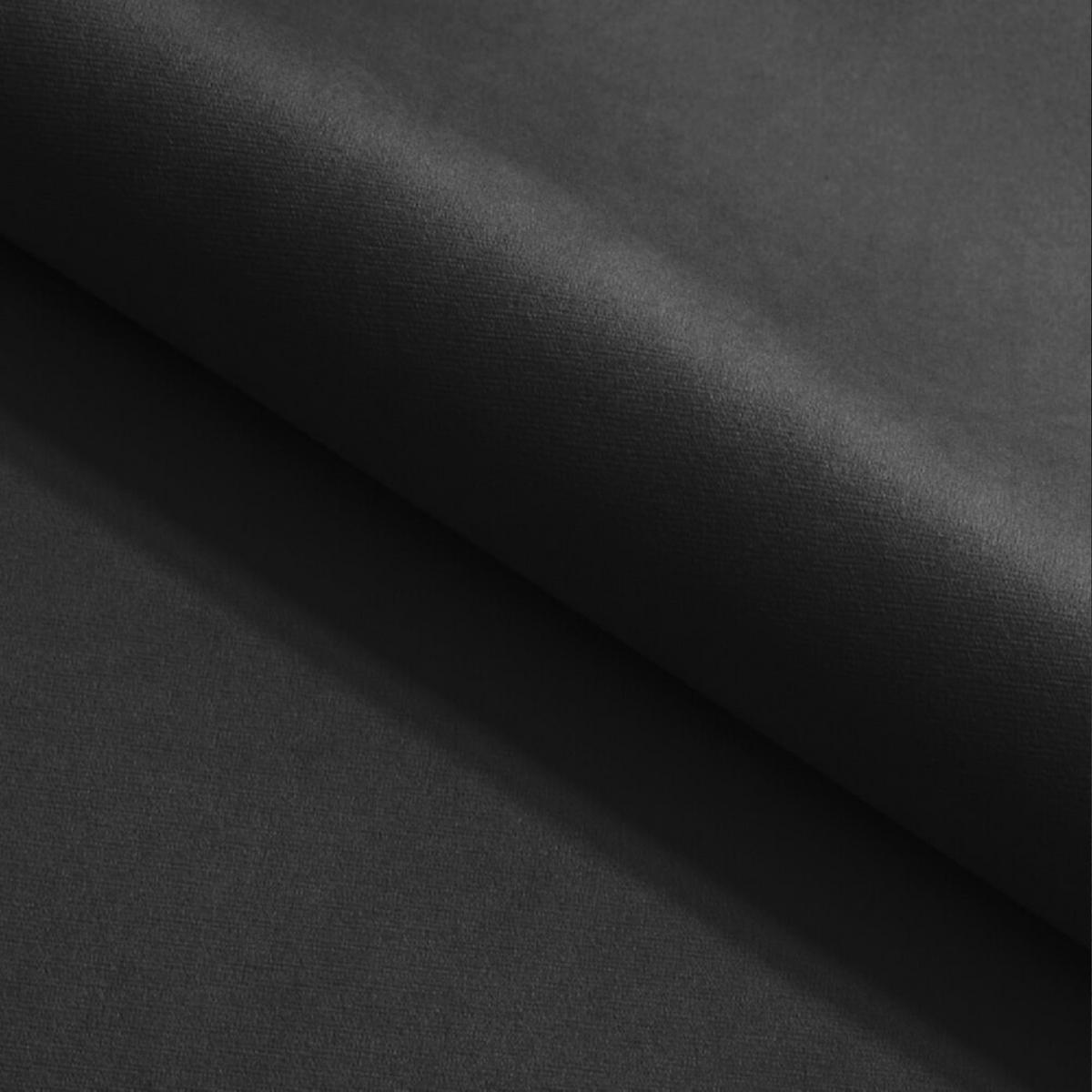 BOXBETT LIZBONA mit 2 Bettkästen, 140x200, Farbe: Schwarz, Velourstoff, Doppelbett mit Bonell-Matratze - Schwarz, Holz/Kunststoff (140/200cm) - Alpi-Möbel