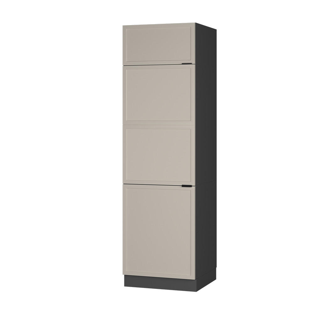 SKŘÍŇKA NA LEDNICI Fame-Line GreyBeige - šedá/antracitová, kompozitní dřevo (60/206.8/58.1cm) - Vicco