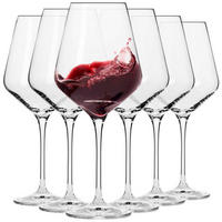 ROTWEINGLÄSER 6er-Set 550 ML - Transparent, Glas (0.49L) - Krosno Glass
