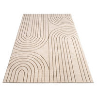 KURZFLORTEPPICH, abstrakt, Florhöhe 11 mm, Creme, 120 x 160 cm - Beige, Textil (120/160cm) - KADIMA DESIGN