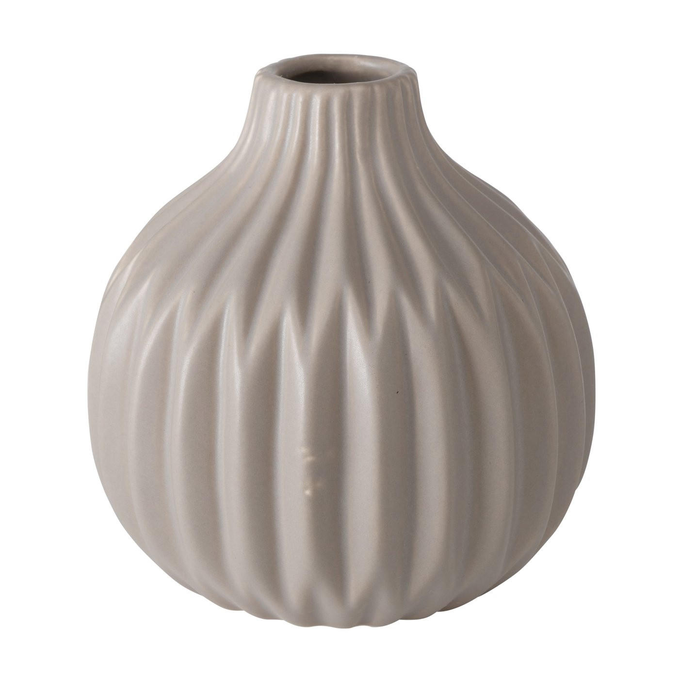 Boltze Home Keramikvase Beige 12 cm