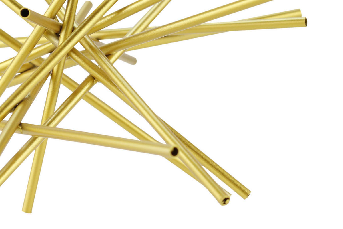 SKULPTUR Gold 45/33 cm - Goldfarben, Metall (1.73/33/28cm) - KUNSTLOFT