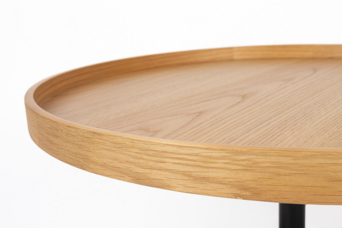 BEISTELLTISCH Yuri - Braun - 70/70/35 cm - Braun, Holz (70/70/35cm)