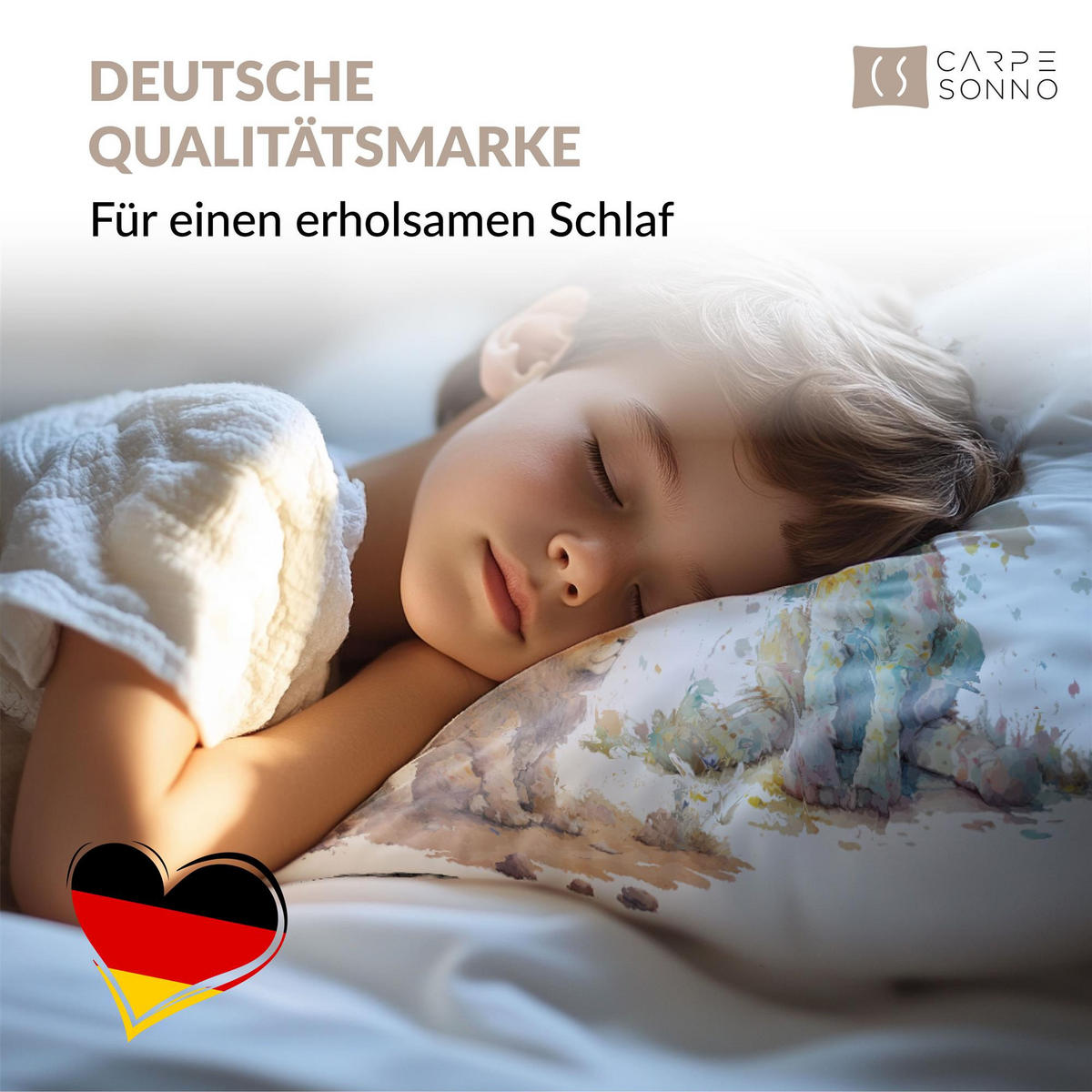 KINDERBETTWÄSCHE 135x200 cm Tiere Tiermotiv aus 100% Baumwolle - Leuchtet um Dunkeln - Multicolor, Textil (135/200cm) - Carpe Sonno