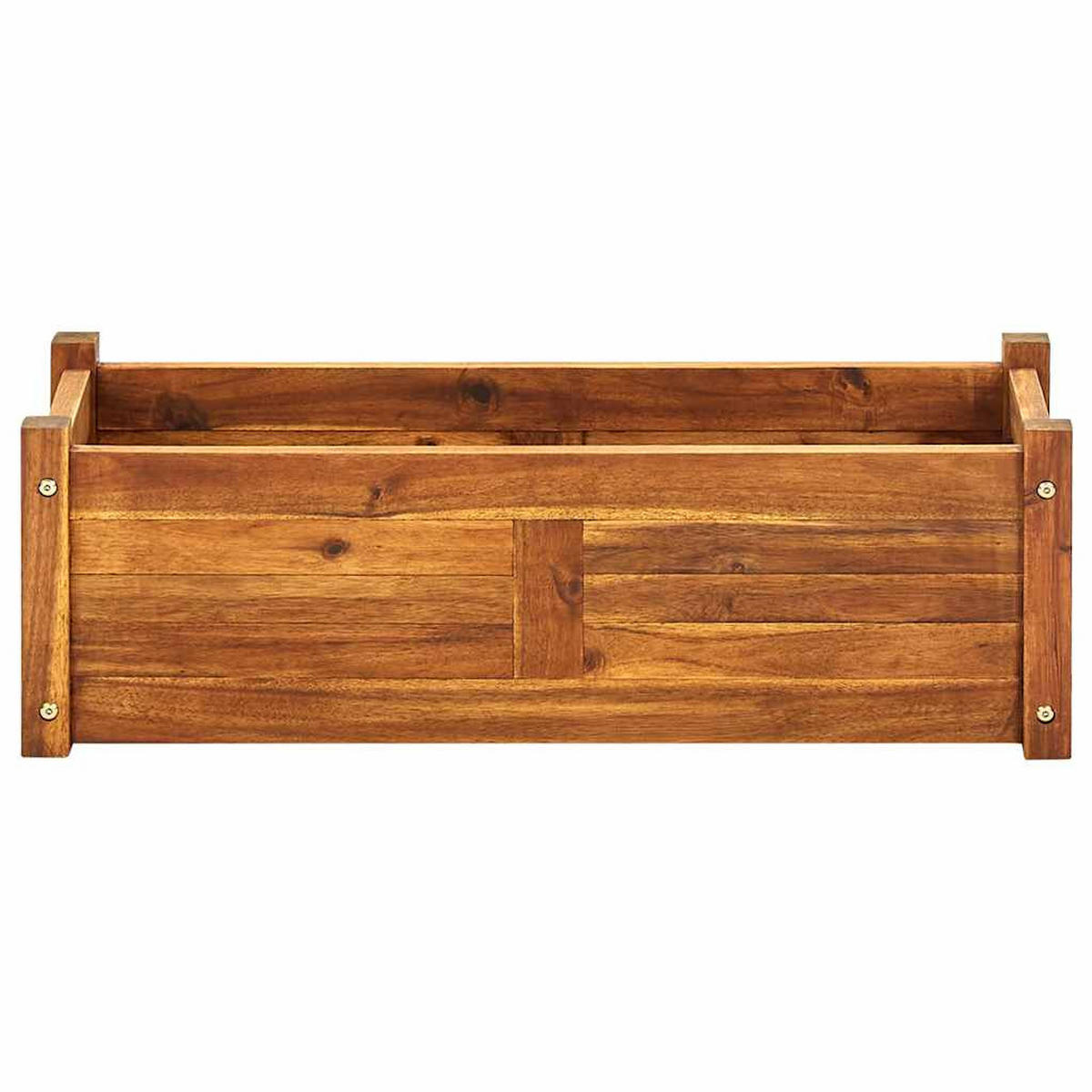 GARTEN-HOCHBEET Akazienholz 76/27,6/25 Cm - Braun, Holz (27.6/25/76cm) - vidaXL