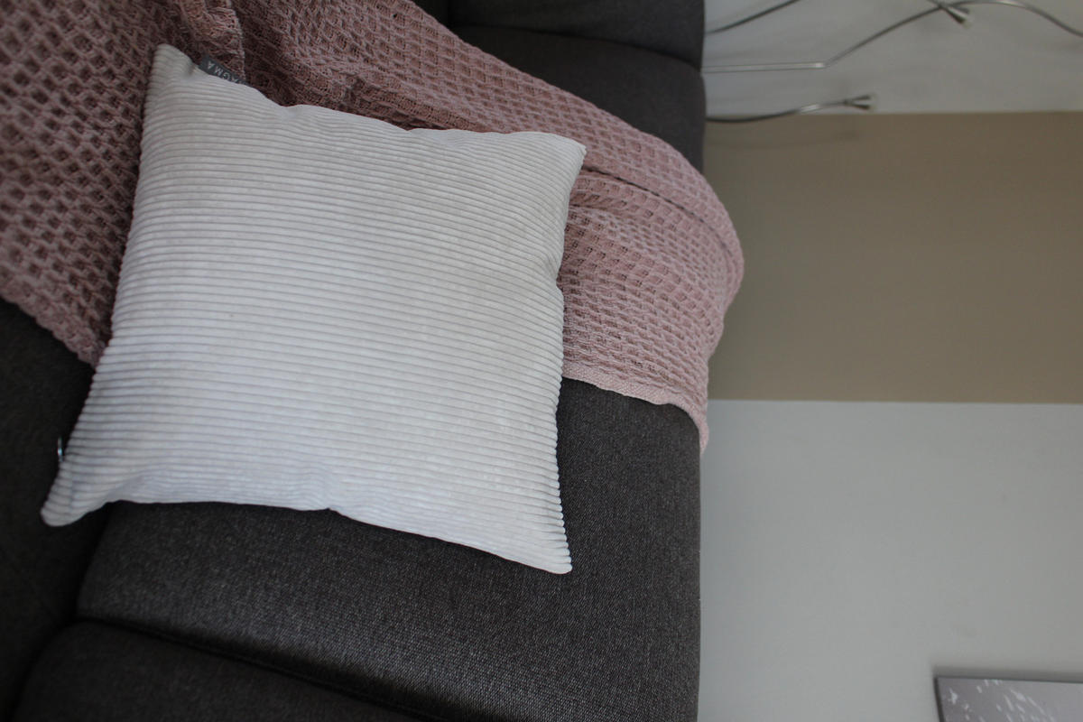 KISSENHÜLLE Inga Cord Look natur - Beige, Textil (40/40cm) - Magma Heimtexx