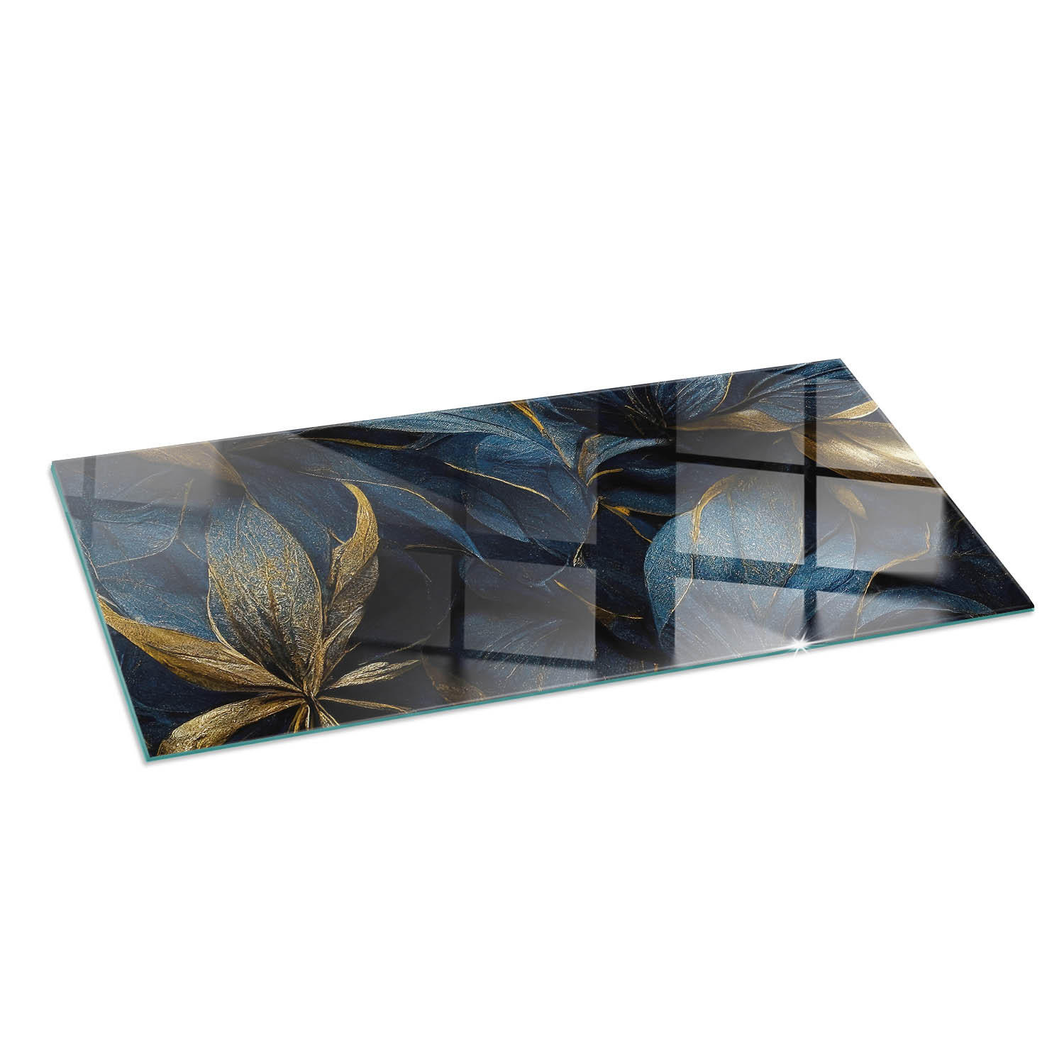 ArtPrintCave Glasplatte Dunkelblau 125x50x0.4 cm