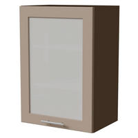 KÜCHENHÄNGESCHRANK Brerra W2S/50 Lava / RAL 1019 graubeige Matt 50 / 32,5 / 72cm - Dunkelgrau/Graubraun, Holz/Holzwerkstoff (50/72/32.5cm) - Feldmann-Wohnen