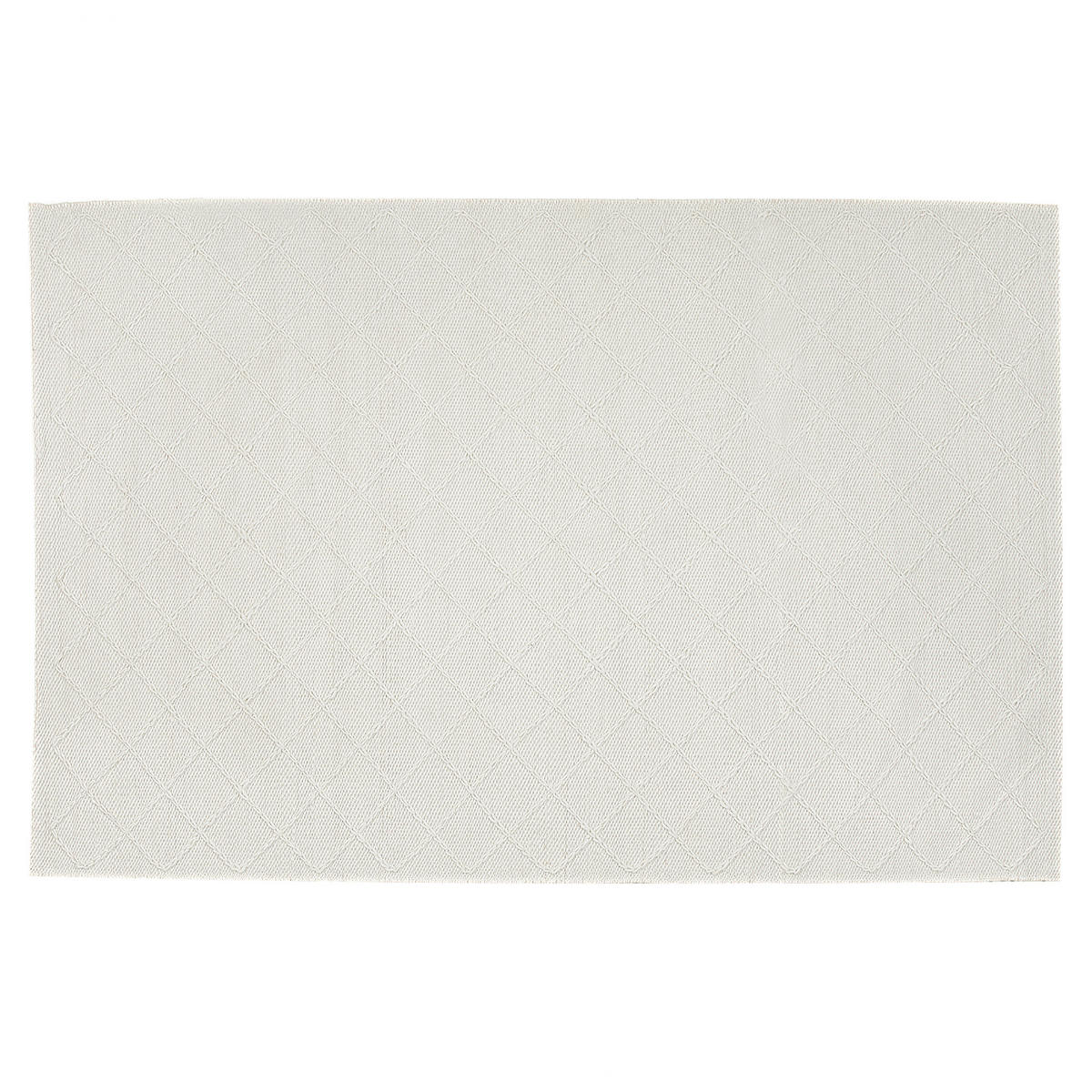 KURZFLOR-TEPPICH Ellek 200/140 cm - Weiß, Textil (140/200cm) - Beliani