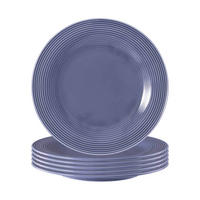 FRÜHSTÜCKSTELLER Beat Color Glaze Fliederblau ø 23,3 cm 6er Set - Violett, Keramik (23.3cm) - Seltmann Weiden
