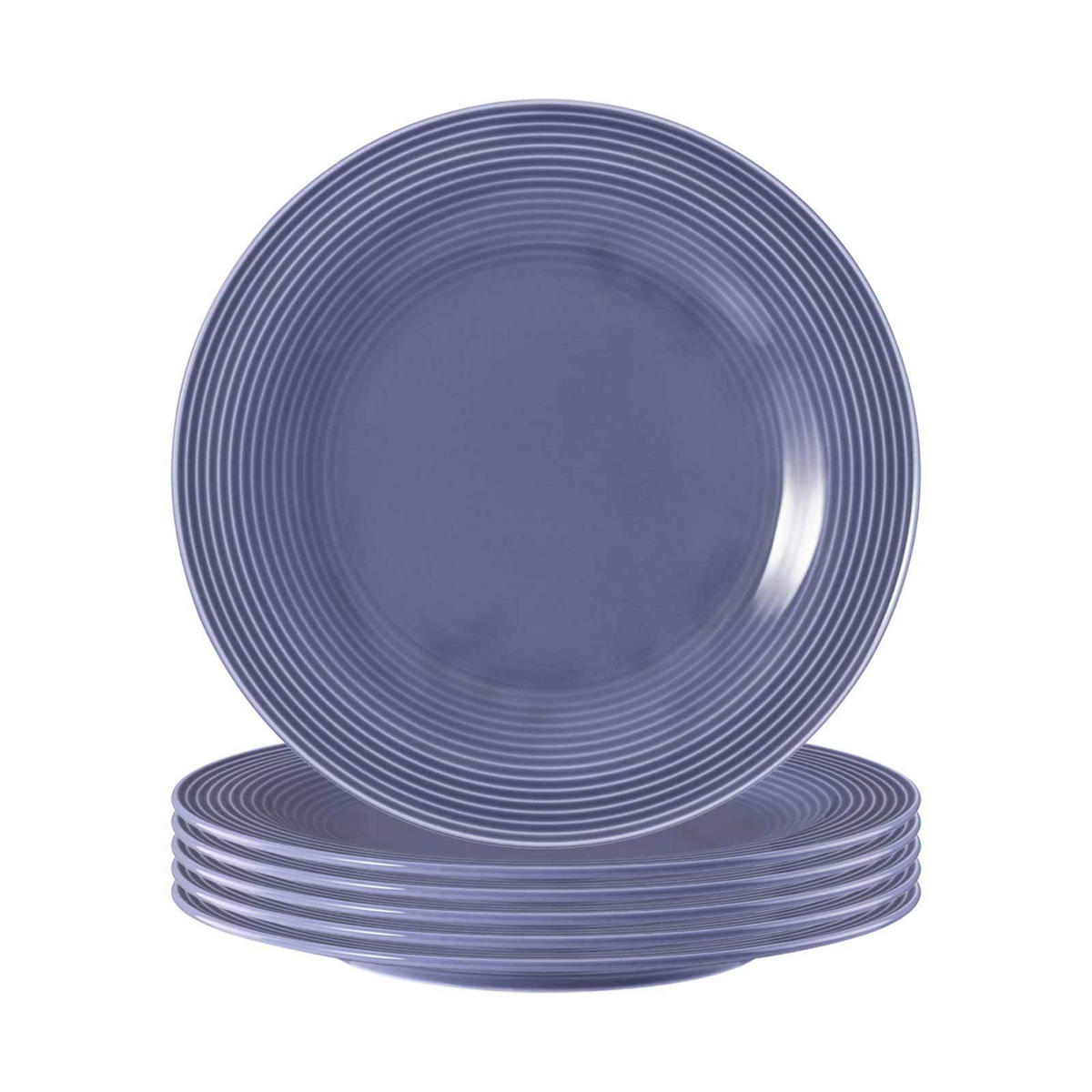 FRÜHSTÜCKSTELLER Beat Color Glaze Fliederblau ø 23,3 cm 6er Set - Violett, Keramik (23.3cm) - Seltmann Weiden