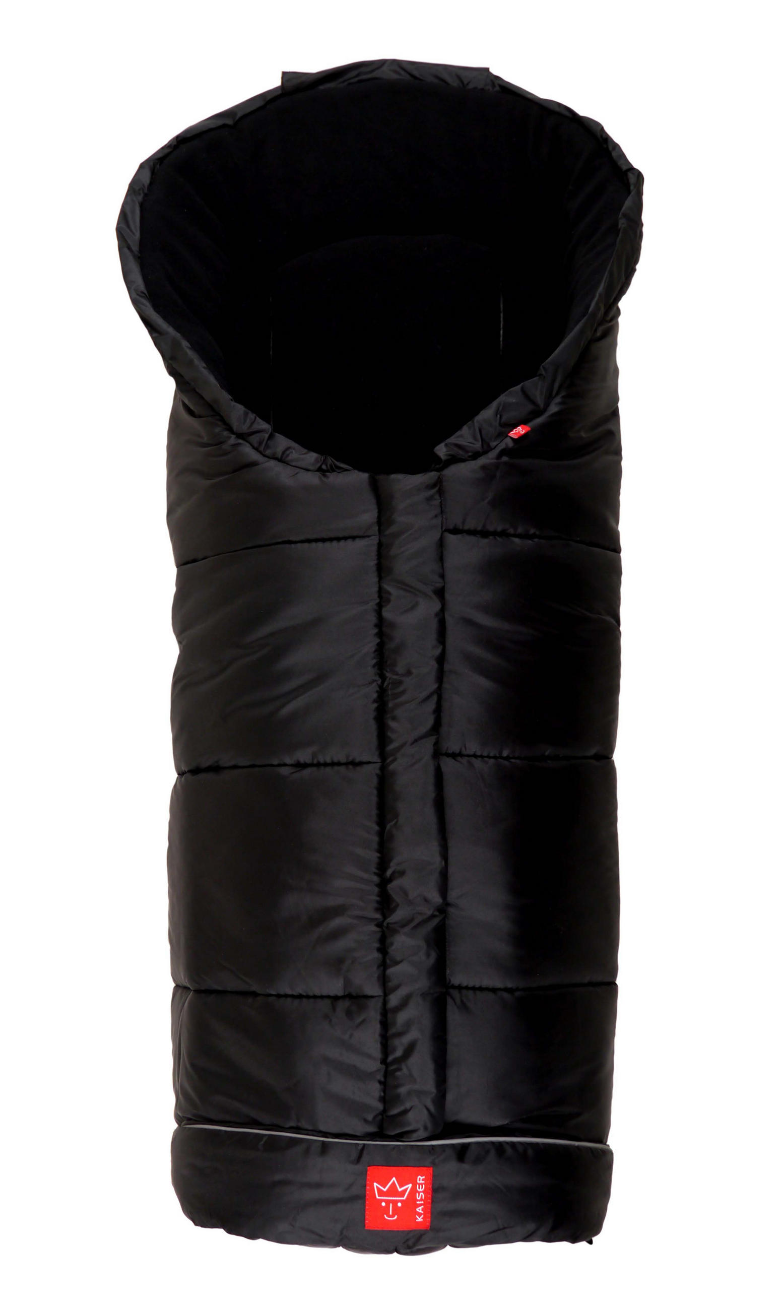 KINDERWAGEN-FUSSSACK Iglu Thermo Fleece, black - Schwarz, Textil (48/6/105cm) - Kaiserbaby