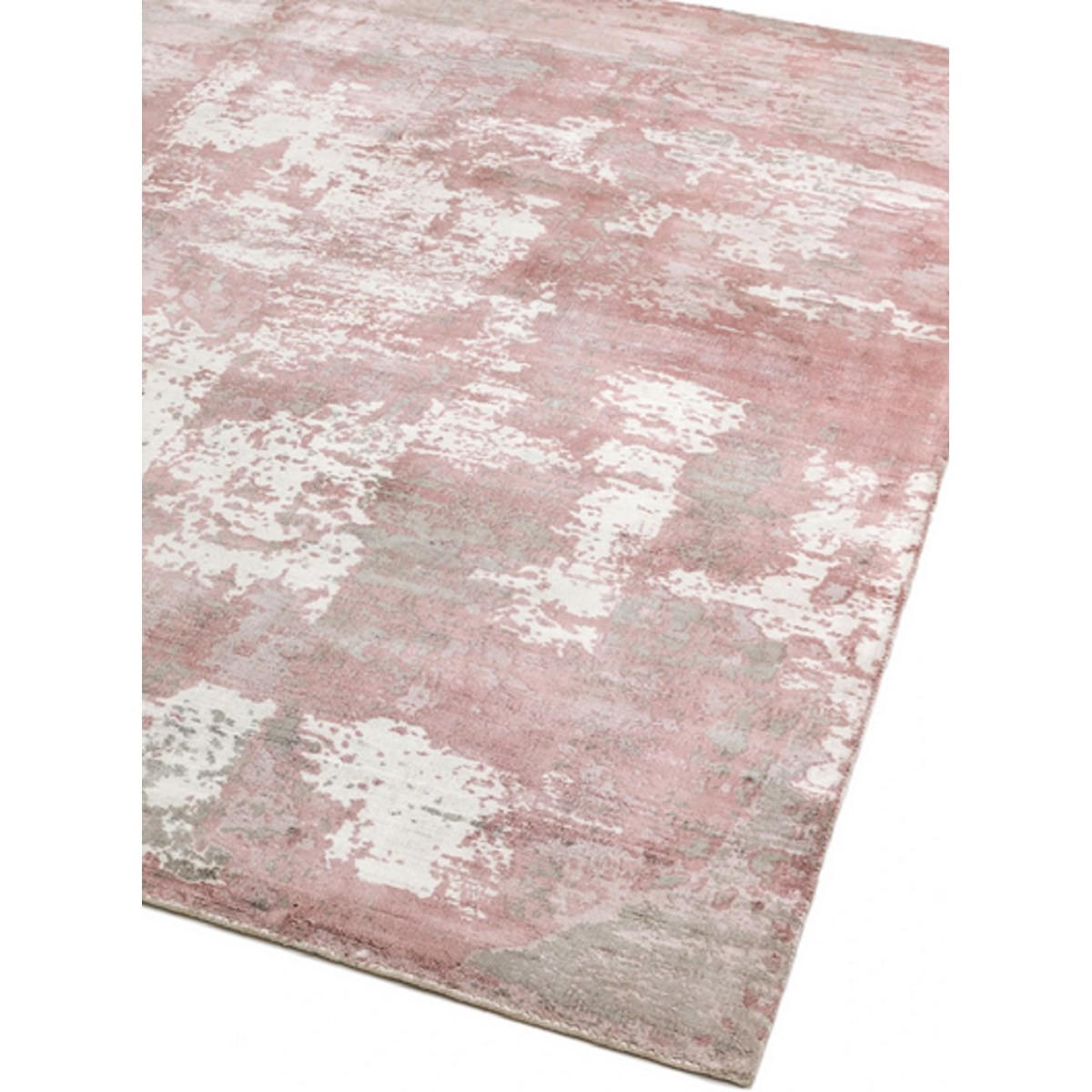 TEPPICH Moderner handgefertigter für Wohn- und Schlafzimmer von BYGAT Rosa 200 x 290 cm - Pink, Textil (200/290cm) - Novatrend