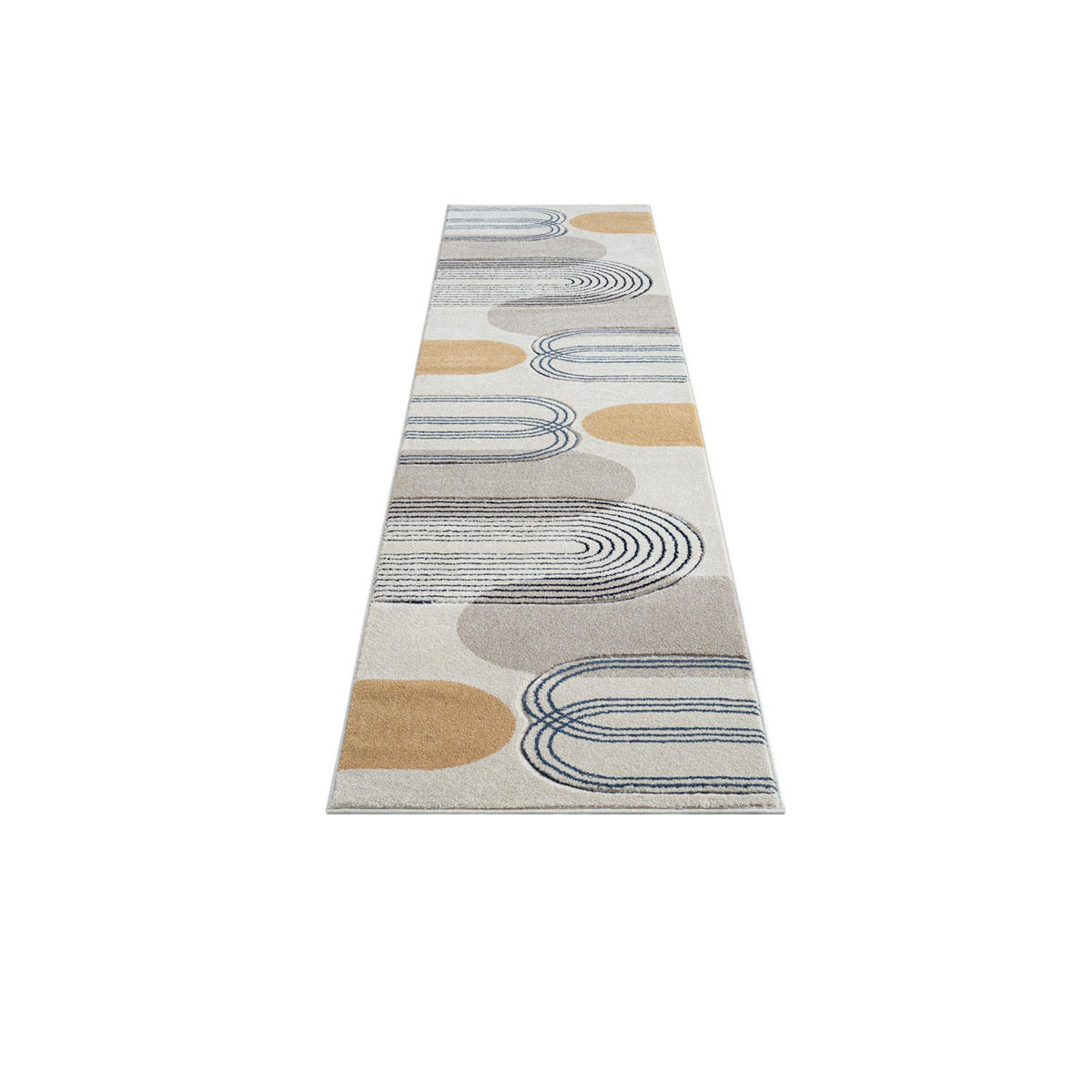 KURZFLOR-TEPPICH Bonito 7157 Beige 80x300 cm - Beige, Textil (80/300cm) - carpet city