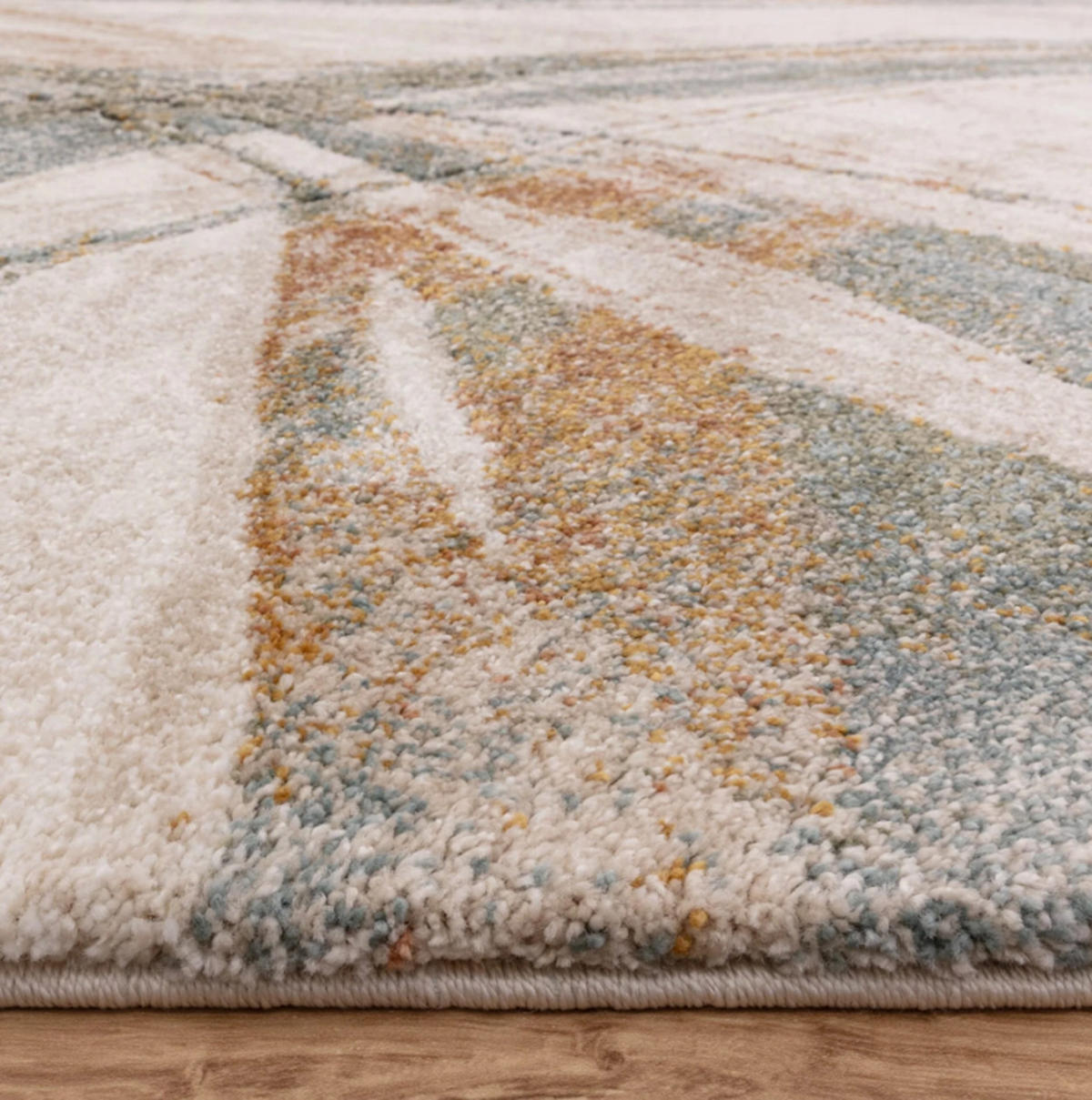 TEPPICH Flachgewebe PHANTOM Blau 120 x 170 cm - Blau, Textil (120/170cm) - Novatrend