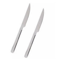 STEAKMESSERSET 6-tlg Klingenlänge 23 cm Edelstahl Silber - Silberfarben, Metall (23cm) - Alpina