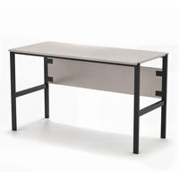 SCHREIBTISCH MINO 128x60x75,5 cm Bürotisch Computertisch, Beige - Beige, Holzwerkstoff (128/60/75.5cm) - MASSENO