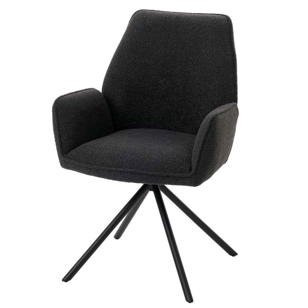ESSZIMMERSTUHL Grau 6er-Set - Grau, Textil (60/86/60cm) - MCW