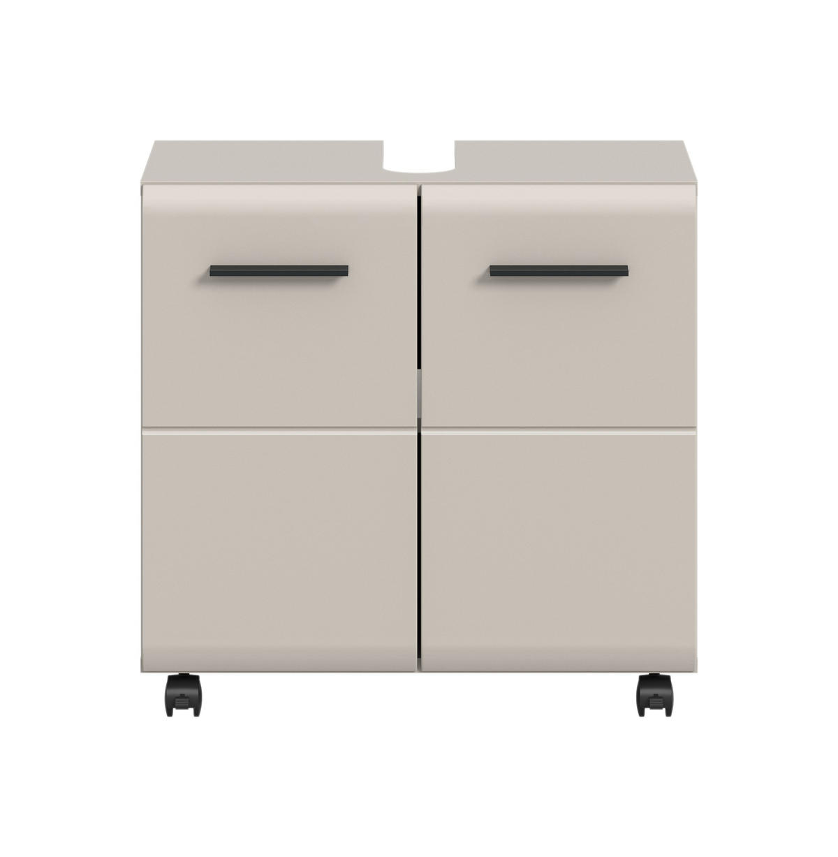 WASCHBECKENUNTERSCHRANK Alba (B/H/T: ca. 60/58/30 cm) in Kaschmir/Kaschmir matt - Kaschmir, Holzwerkstoff (60/58/30cm)