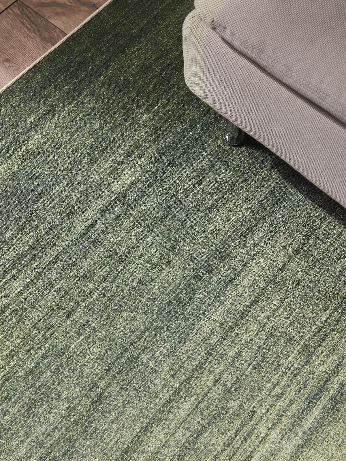 TEPPICH Laury Khaki 160x230 cm - Olivgrün, Textil (160/230cm) - benuta Pop