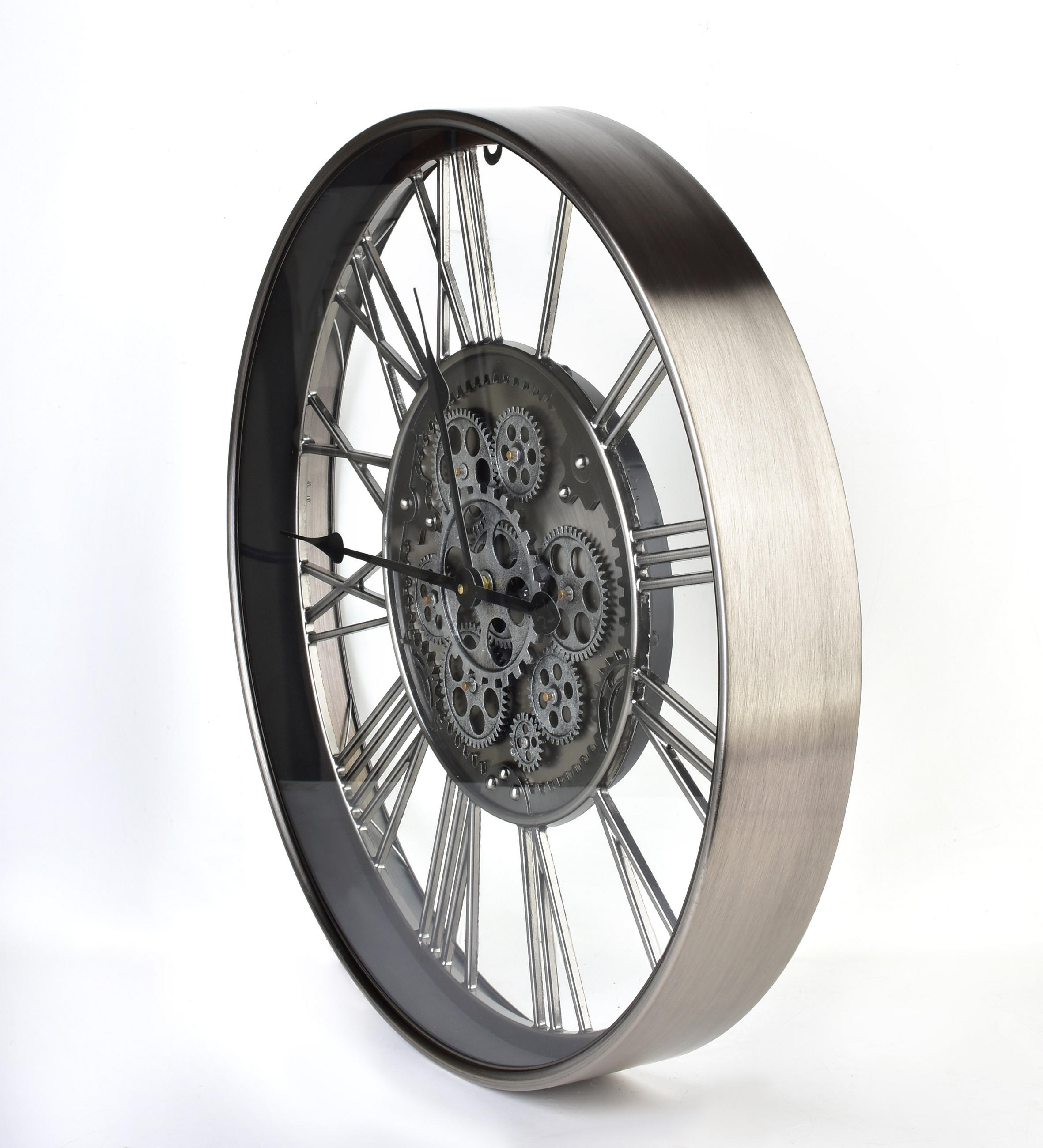 WANDUHR Ramsey Silber 54/14/16 cm Metall - Silberfarben, Metall (14/16/54cm) - Mondex