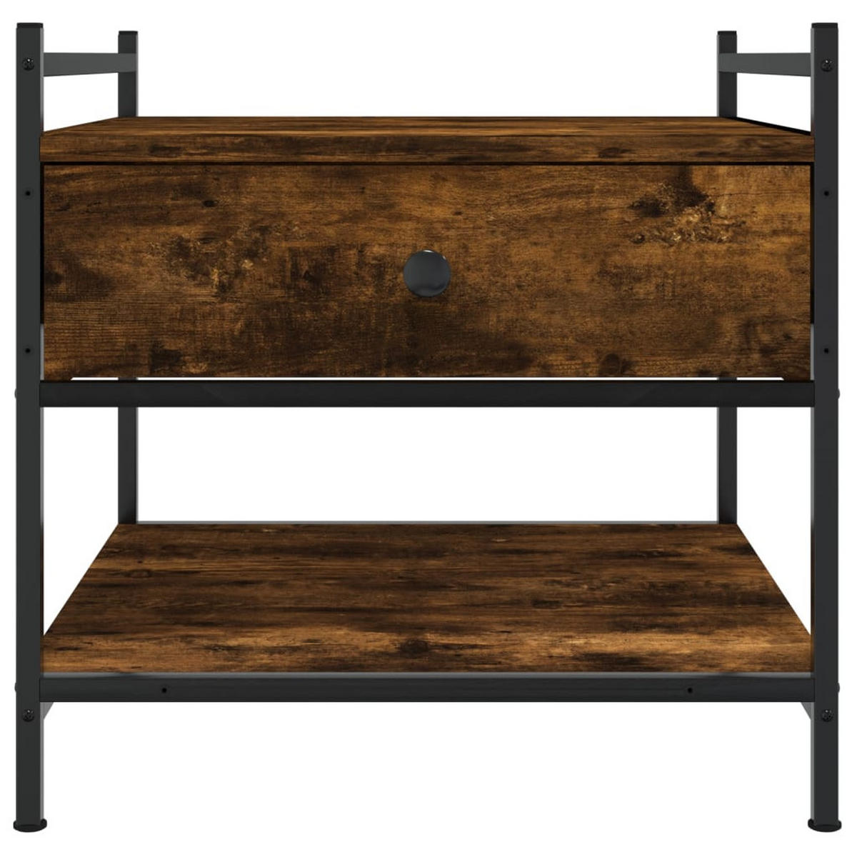 COUCHTISCH Räuchereiche 50x50x50 cm Holzwerkstoff - Braun, Holzwerkstoff (50/50/50cm) - furnicato