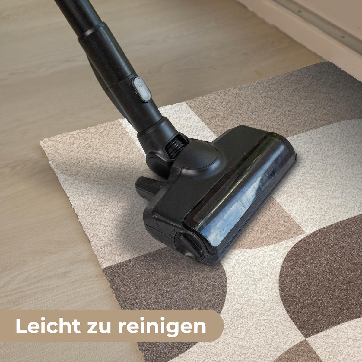FUSSMATTE Geometrisch - Gewebte Struktur - Modern Fußabtreter 60x40 cm - Beige, Kunststoff (60/40cm) - MuchoWow