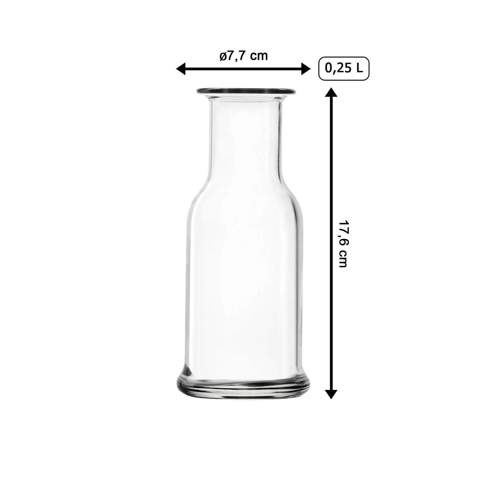 KARAFFEN Purity transparent 250 ml 3er Set - Transparent, Glas (0.25L) - Stölzle Lausitz