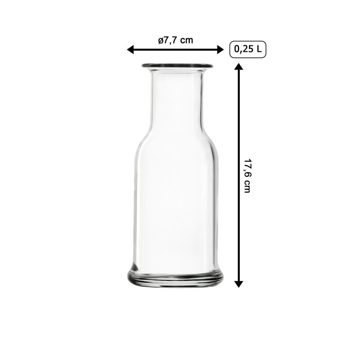 KARAFFEN Purity transparent 250 ml 3er Set - Transparent, Glas (0.25L) - Stölzle Lausitz