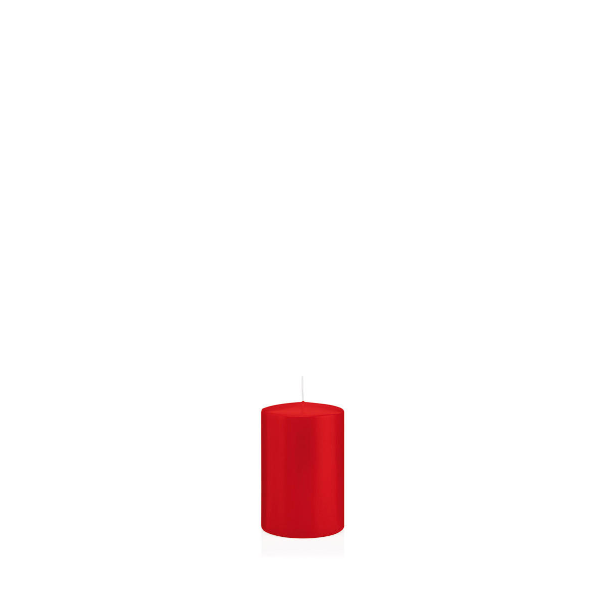 STUMPENKERZEN Rot Ø 38 x 60 mm, 24 Stück - Rot, Paraffin (4/6cm) - Wiedemann Kerzen