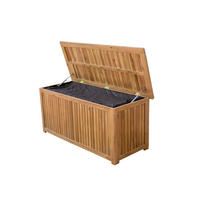 KISSENTRUHE Stow - Braun, Holz (133/58/55cm)