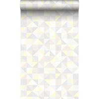 TAPETE Dreiecke 53 cm x 10.05 m - Beige, Papier (53/1000cm) - Origin Wallcoverings