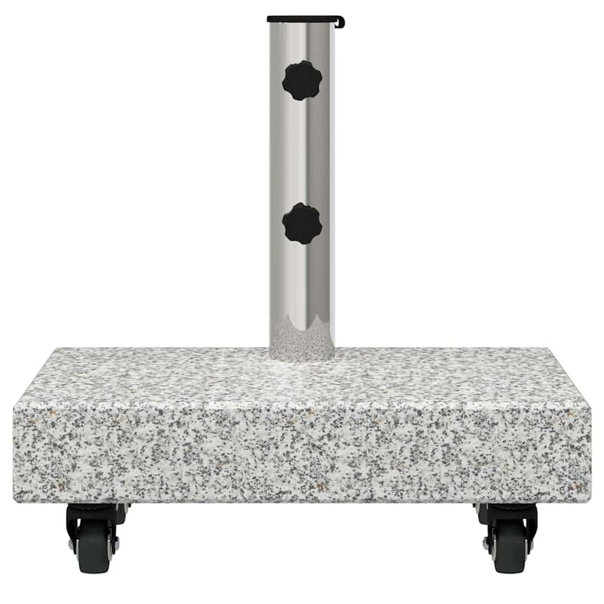 SONNENSCHIRMSTÄNDER Grau 45/25/45 Cm Granit - Grau, Stein (25/45cm) - vidaXL